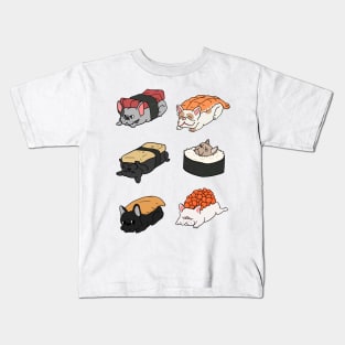 French Bulldog Sushi Rolls Frenchie Gift Kids T-Shirt